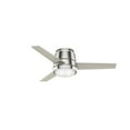 thumbnail image 1 of Commodus - 44 Inch 3 Blade Ceiling Fan with Light Kit and Wall Control-Brushed Nickel Finish-Matte Nickel Blade Color-Pa, 1 of 10