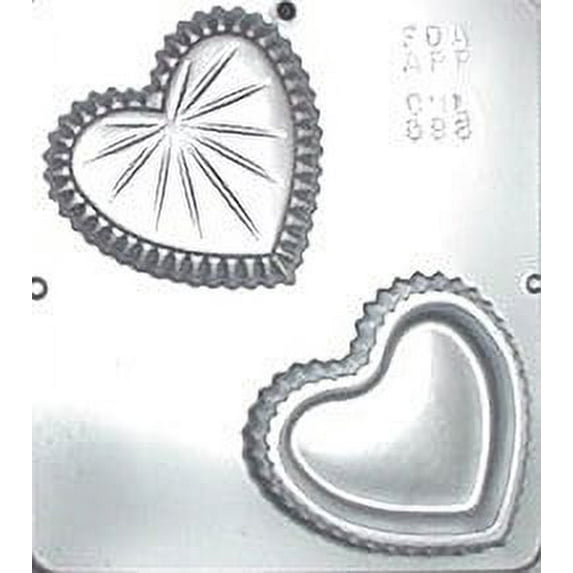 596 Heart Shaped Jewelry Box Chocolate Candy Mold
