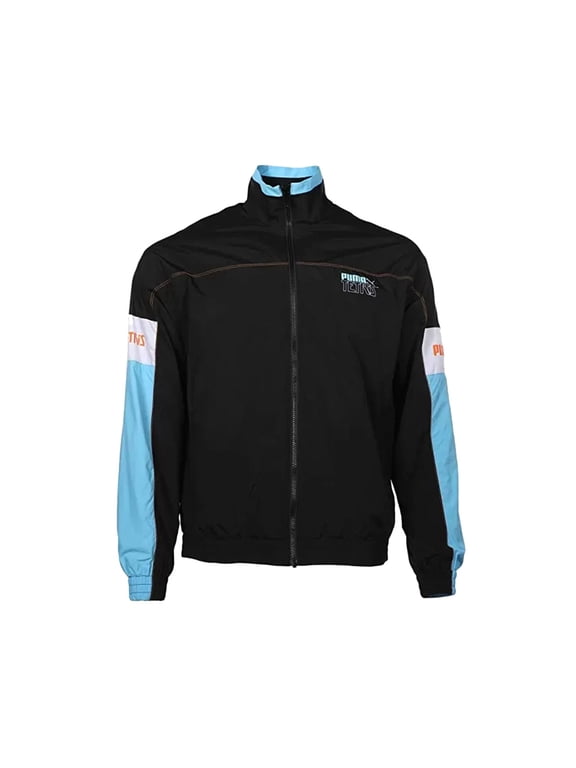 Tetris Track Mens Jackets Size S, Color: Black/Sky