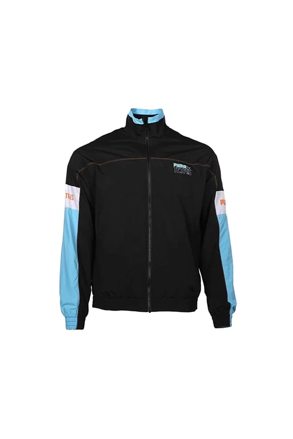 Tetris Track Mens Jackets Size S, Color: Black/Sky