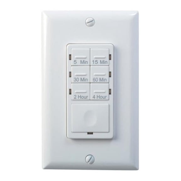 59724AC Coleman Cable White 4 Hr in Wall Countdown Timer