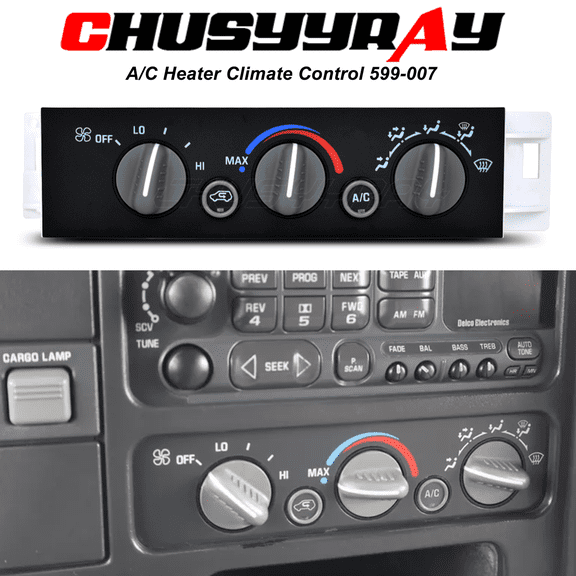599-007 Climate Control Assembly for 1999-2002 Chevy Silverado 2500 HD HVAC Control Modules