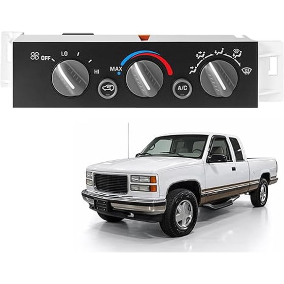 599-007 Heater Climate Control Module for Chevy GMC 1996-1999 C1500 C2500 Suburban K1500 K2500,1996-2000 C2500 C3500 K2500 K3500,1996-1999 GMC Yukon Chevy Tahoe, 2000 Chevy Escalade AC Heater Control