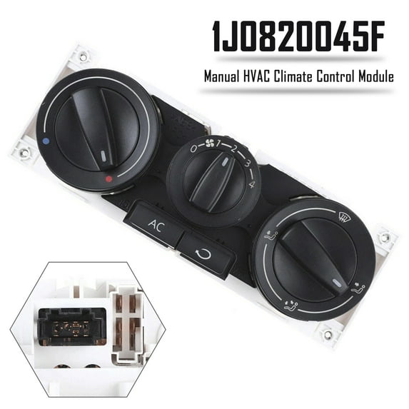 599-152 Manual HVAC Climate Control Module 1J0820045F for VW Golf Jetta Beetle