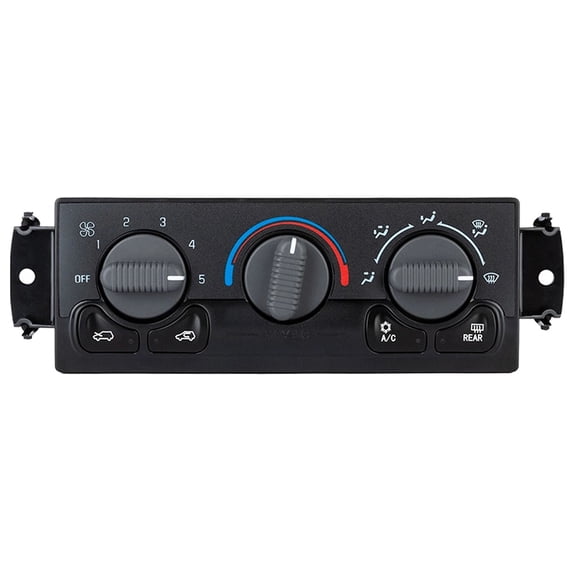 599-193 Front Climate Control Module For Chevrolet For GMC Air Conditioning Module Panel, Heater A/C Control Switch Panel Replace# 15-72718 599-193 A/C Control Module-black-A