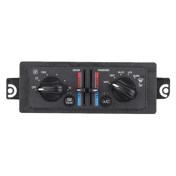599-199 Climate Control Module For Buick Century 3.1L 2000-2005 For Buick Regal 3.8L 2000-2004, HVAC A/C Heater Control Panel Switch Replacement OEM 10308120 10447470-black