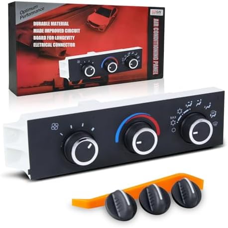599-217 Front A/C Heater Climate Control Module Panel Compatible with 1996-2014 Chevrolet Express 1500 GMC Savana 1500 1996-2020 Chevrolet Express 2500 3500 GMC Savana 2500 3500 Replace 15073274