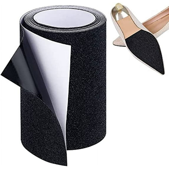 59Feet 3.9 Shoe Sole Protectors Black Shoe Bottom Grip Pads Noise Reduction Shoes Cushion Shoe Grips