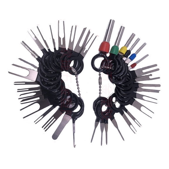 59PCS Wiring Connector Extractor Car Terminal Pin Remover Puller Release Pin Repair  Assemble Disassemble Tool