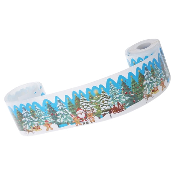 59ft Bulletin Board Border Trim, Christmas Themed Border Trim Notice Board Border Trim Decals for Chalkboard Decoration