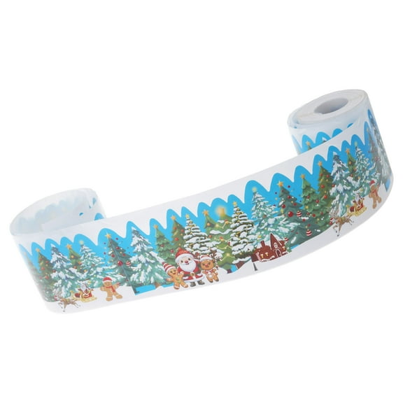 59ft Christmas Border Trim for Bulletin Board, Notice Board, Classroom Chalkboard Decoration, Bulletin Board Border