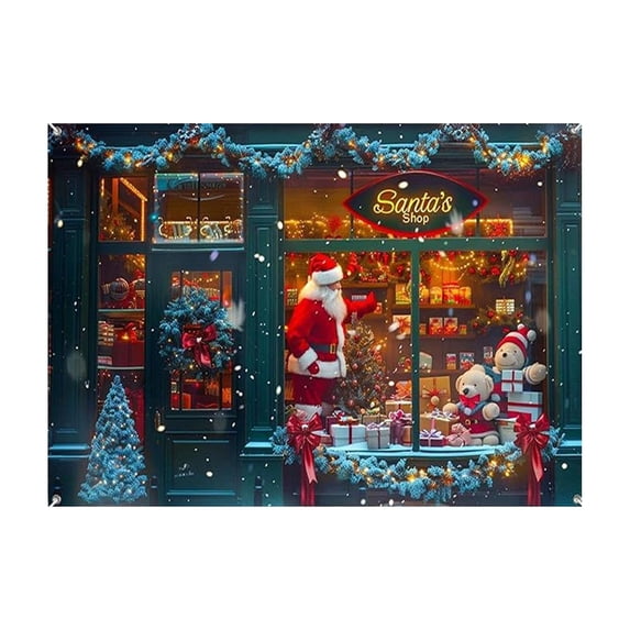 59x35 Inches Christmas Tapestries Room Wall Coverings Christmas Decoration Banner for Home Living Room Bedroom Photography Background