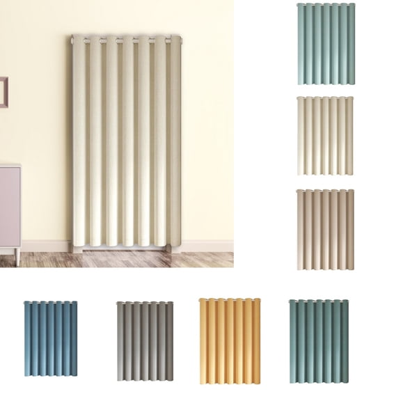 59x47in Soft Textured Fabric Door Curtain Metal Grommet Top Thermal Insulated Blackout Privacy Curtain Noise Reducing Room Divider