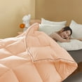 thumbnail image 1 of 59x78" Cool Quilt, Soft Comfortable Sleep Blanket All-Season, Machine Washable Stuffed Comforter, Breathable Large Comforter for Home, Easy to Clean and Care, 1 of 7