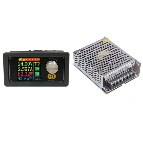 5A 120W Voltage Converter Switch Power Supply with XYS3580 DC DC Buck Boost Converter CC CV 0.6-36V 5A Power Module