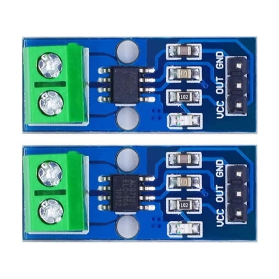5A/20A/30 a Current Sensors Detectors Module Hall Effect Technology NonInvasive Measurement for Microcontrollers Projects