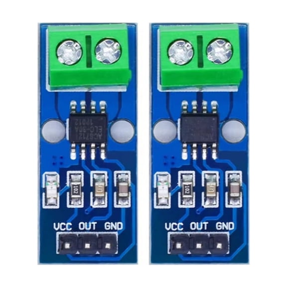 5A/20A/30 a Current Sensors Detectors Module Hall Effect Technology NonInvasive Measurement for Microcontrollers Projects