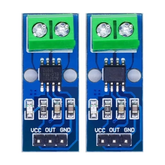 5A/20A/30 a Current Sensors Detectors Module Hall Effect Technology NonInvasive Measurement for Microcontrollers Projects