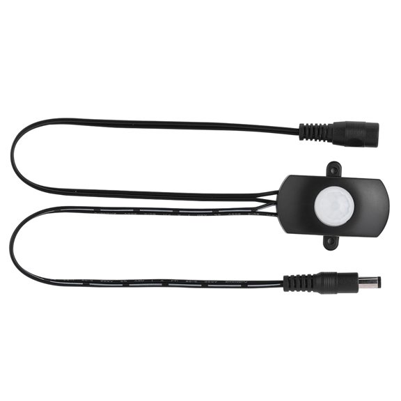 5A DC 6‑24V Mini PIR Infrared Motion Sensor Detector Switch for LED Strips, Automatic Lighting Control, Black