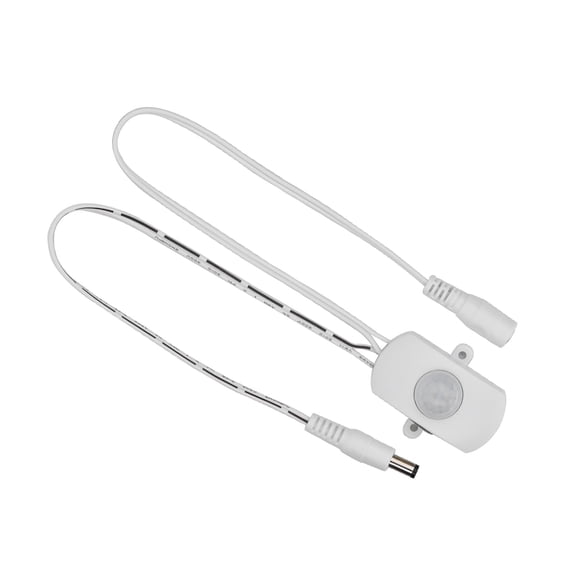 5A DC 6‑24V Mini PIR Infrared Motion Sensor Detector Switch for LED Strips, Automatic Lighting Control, White