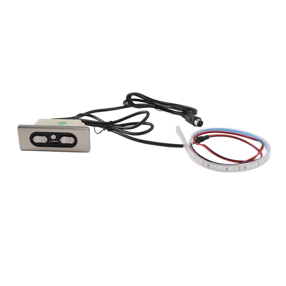 5A Electric Sofa Controller with 3 Buttons, 5 Pin Straight Head, USB Charging Port, and LED Strip for Lift Chairs