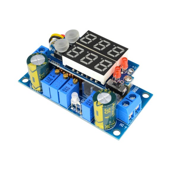 5A MPPT Solar Panel Controller Step Down Buck Charging Module Dual/Singa LED Display LED Regulator Controllers ,Stable & Reliable - SINGAL DISPLAY_S