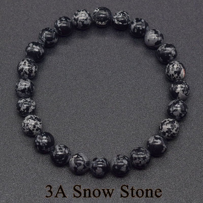 5A Natural Stone Aquamarine Blue Chalcedony Beads Bracelets Women