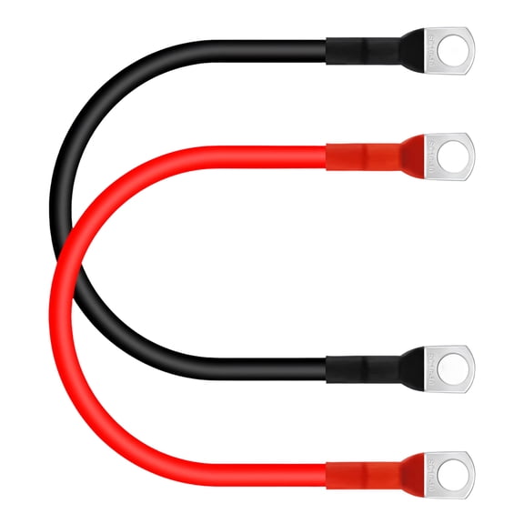 5AWG 5 Gauge Cable 30cm For Cars Solar Systems And Marine Applications With PVC Coated Copper Wire