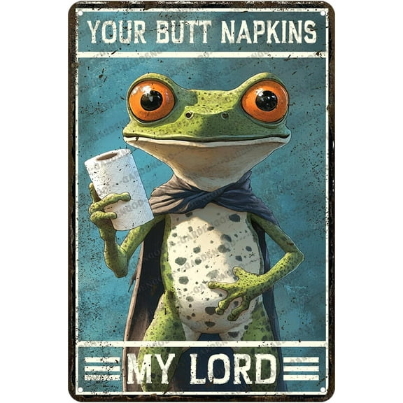 Funny Vintage Dog Metal Sign French Bulldog I Didn't Fart My Butt Blew You A Kiss Metal Poster Home Bathroom Kitchen Man Cave Garden Coffee Aluminium Sign Art Wall Decor 12x8 Inch