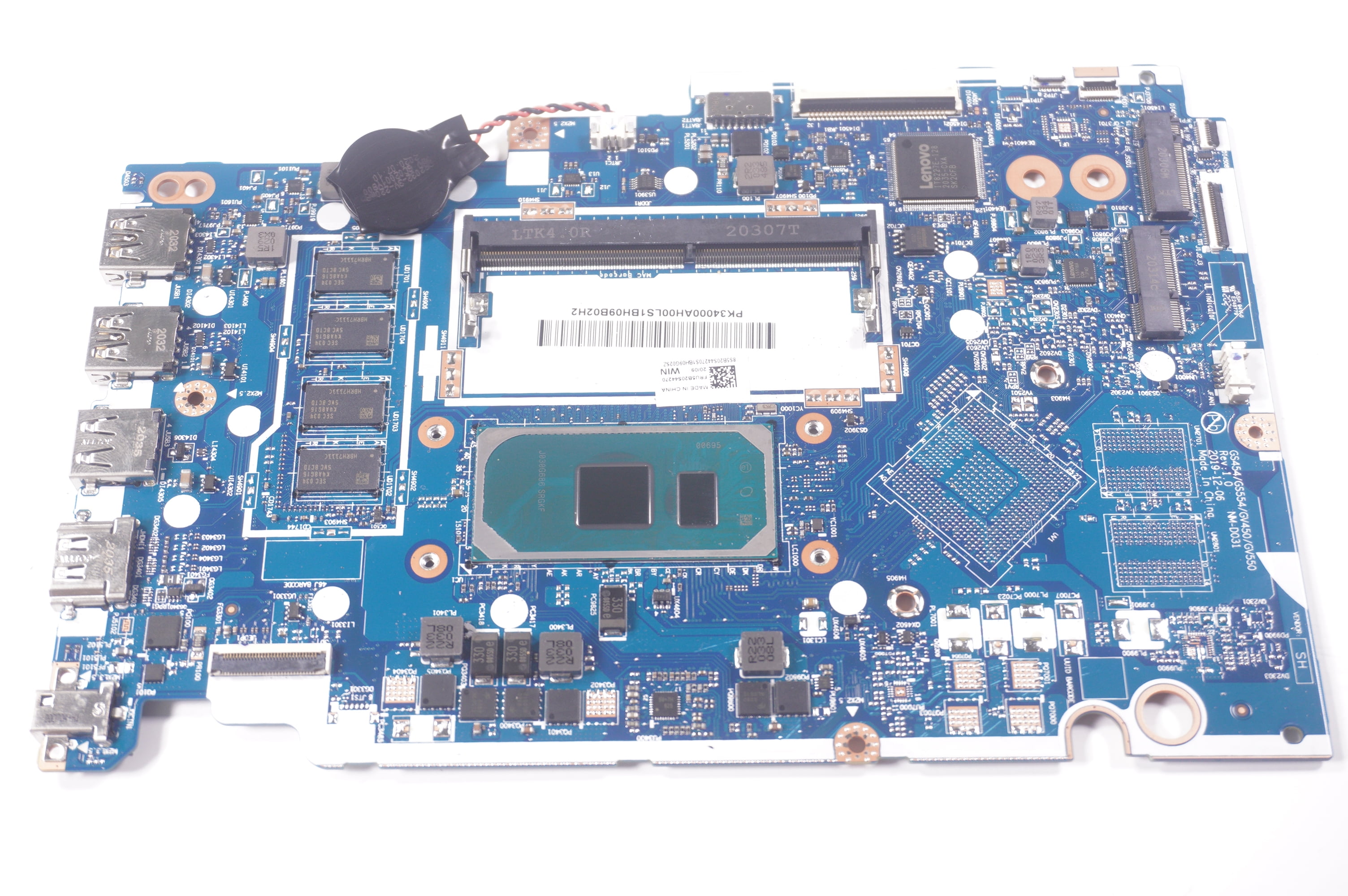 5B21B36558 Lenovo Intel i3-1005G1 4GB Motherboard 81WE ideapad 3
