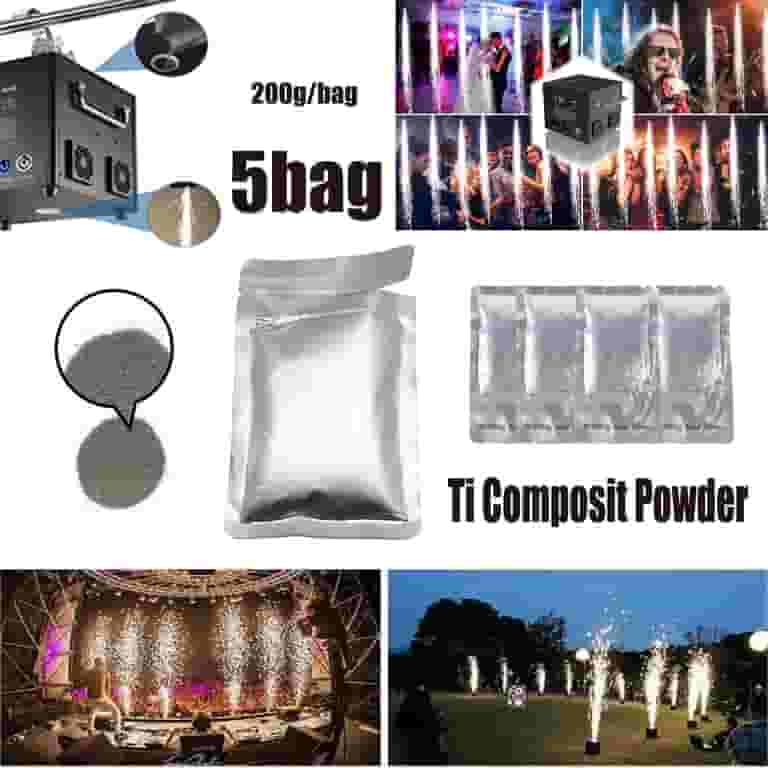 10 Bags Cold Spark Machine Powder 200g Bag 2-5M Range Stage Effect 10 Bags Cold Spark Machine Powder 200g Bag 2-5M Range Stage Effect