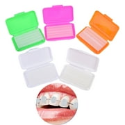 5Box Orthodontic Wax For Brace Gum Irritation Dental Oral Care Orthodontic Ortho