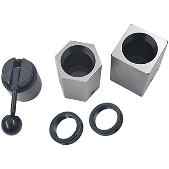 5C Collet Block Set - Hex Collet Block, Square Collet Block, Quick-acting Rings, Lever Collet Closer Holder$$Tools & Hardware Other