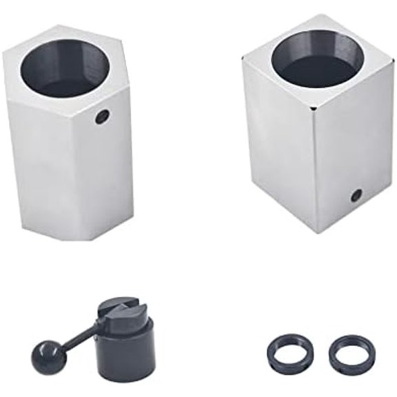 5C Collet Block Set Square Collet Block Hex Collet Block Collet Closer 5C Collet Holder Fit for Milling Machine$$