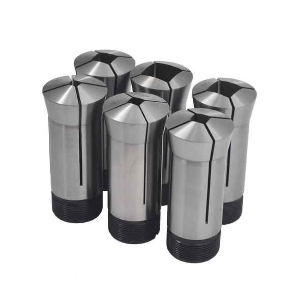 5C Square Collet Set, for CNC Milling Lathe Tool, 6 pcs, 1/4" 5/16" 3/8" 1/2" 5/8" 3/4"