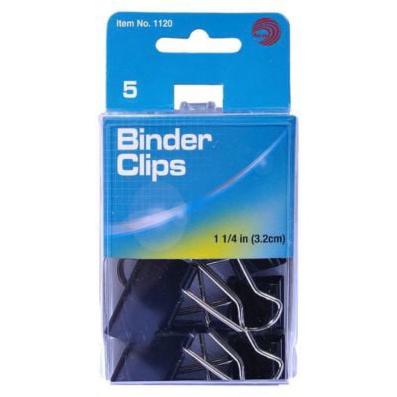 5CT BINDER CLIPS 1-1/4IN