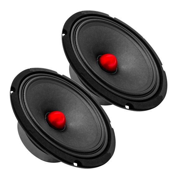 5Core 8 Inch Midrange Door Speaker 500W Subwoofer w Aluminum Bullet 8 Sub Woofer