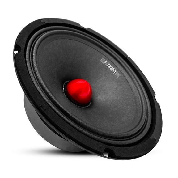 5Core 8 Inch Midrange Door Speaker 500W Subwoofer w Aluminum Bullet 8 Sub Woofer