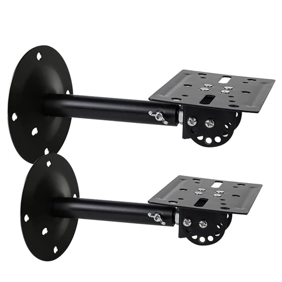 Media Stand Speaker Wall Bracket Ceiling Expansion and Contraction Speaker Bracket Surround Speaker Bracket Universal Size Speaker Hanger can Bear 40kg Audio Stand 5 Core WST 01