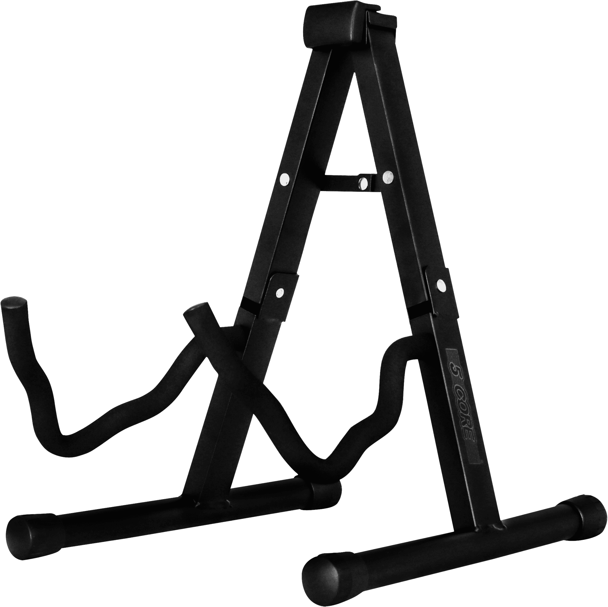 5Core Guitar Stand Floor A Frame Electric Acoustic Bass Soporte Para Guitarra BLACK