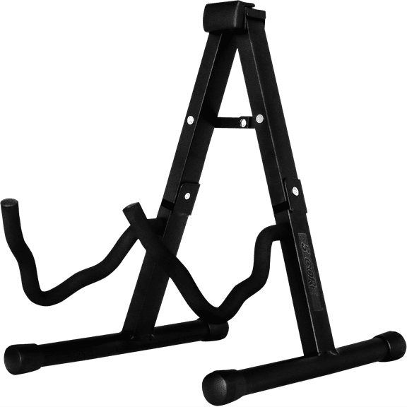 5Core Guitar Stand Floor A Frame Electric Acoustic Bass Soporte Para Guitarra BLACK