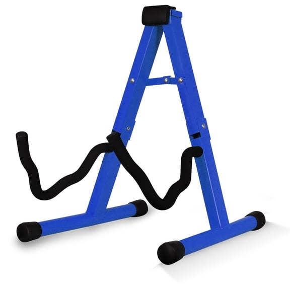 5 Core Guitar Stand A Frame Shape w Soft Foam Arm Non Slip Rubber for Acoustic Electric Bass Ukulele