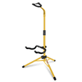 thumbnail image 1 of 5 Core Guitar Stand Floor Adjustable 2pcs Heavy Duty w Neck Holder Universal Supports for Acoustic Electric Classic Bass Instrument Folding Portable Yellow - GSH HD YLW, 1 of 8