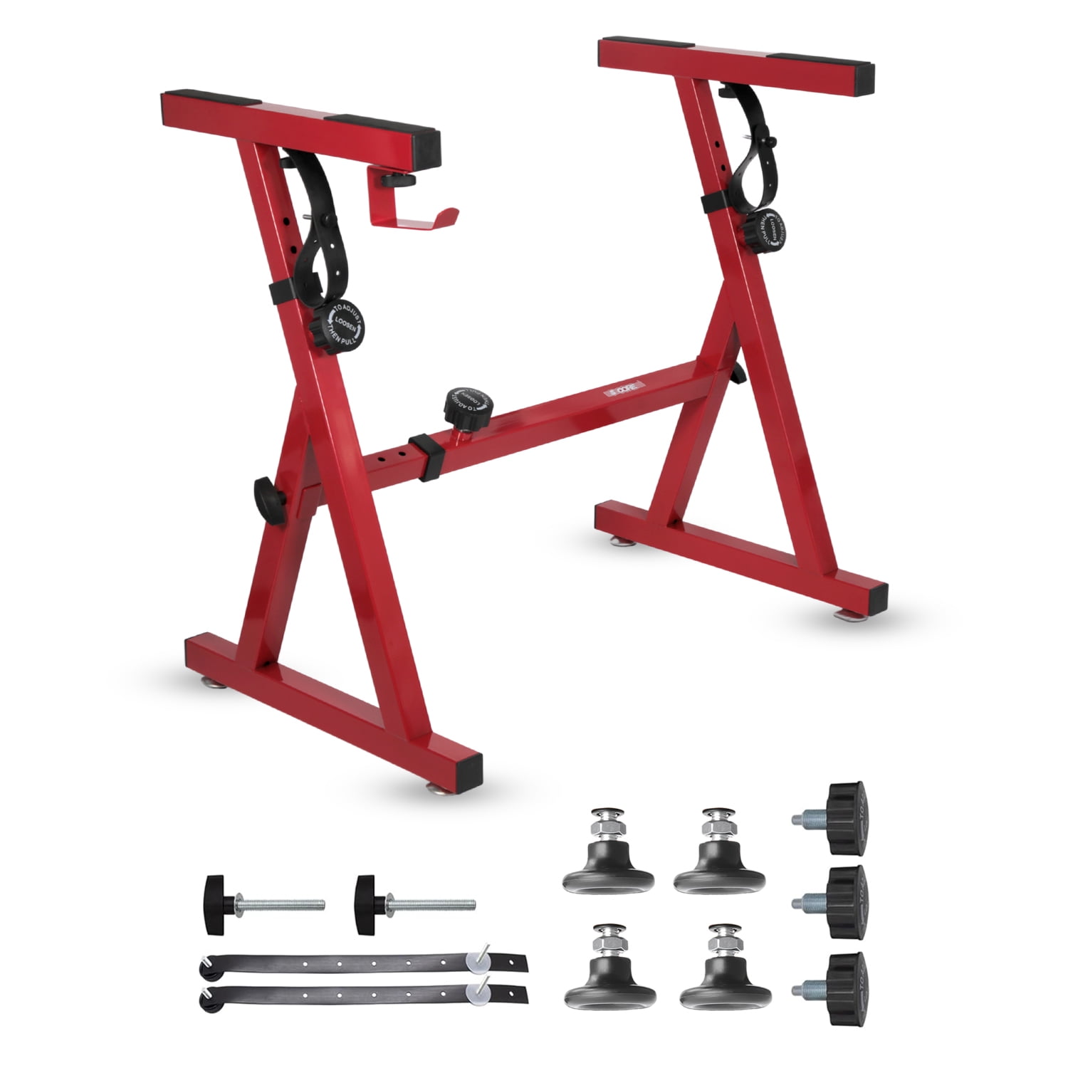 5Core Keyboard Stand Piano Riser Z Style Adjustable Height Width Music ...