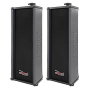 5Core Outdoor Speakers Stereo In Wall 100W Peak Passive Patio Home Wired Waterproof Audio System