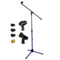 thumbnail image 1 of 5Core Tripod Mic Stand Heavy Duty Adjustable Holder Floor Microphone Boom Arm DARK BLUE, 1 of 6