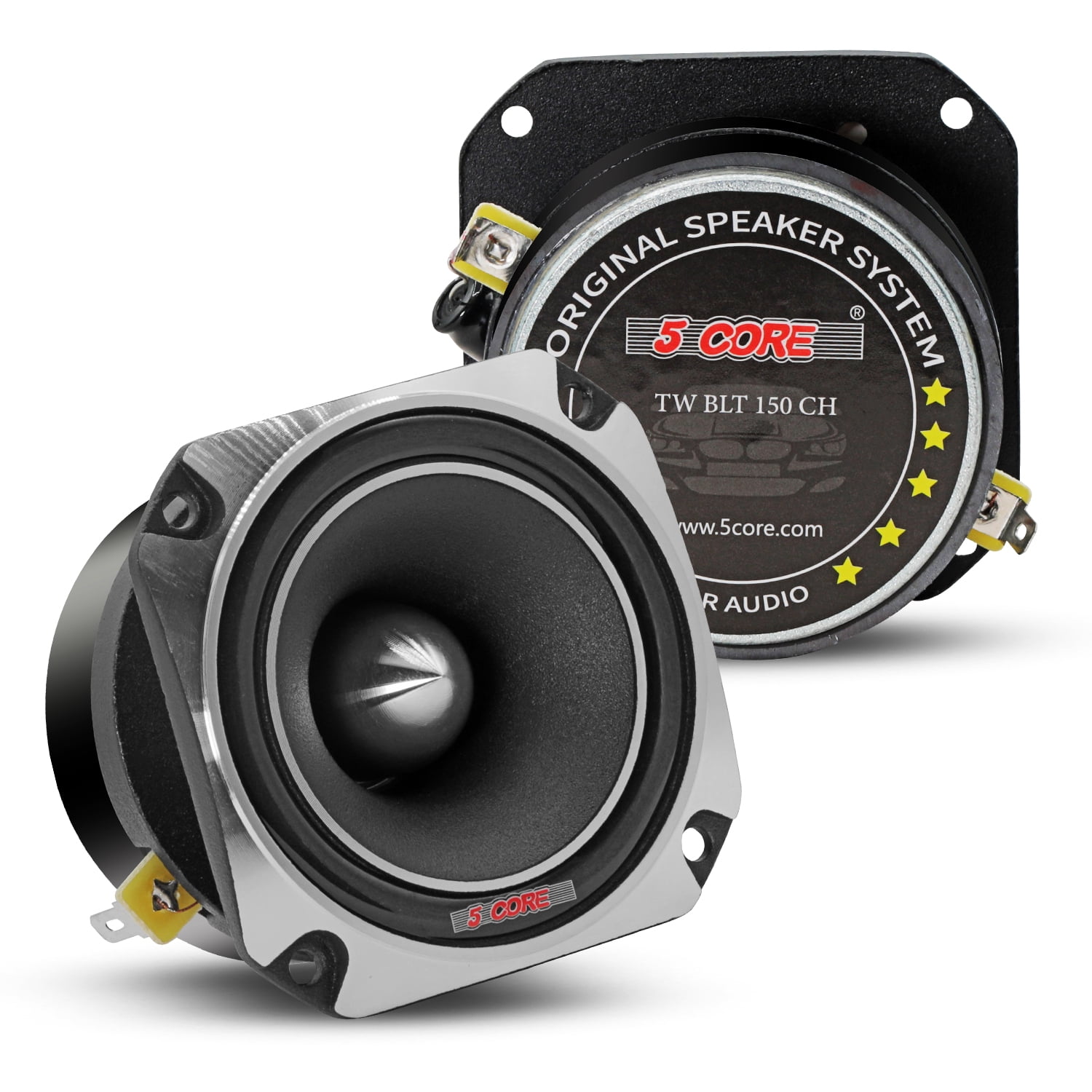5Core Tweeters Speakers Car Audio Pair 600W Peak 3.5 Inch Super Tweeter ...