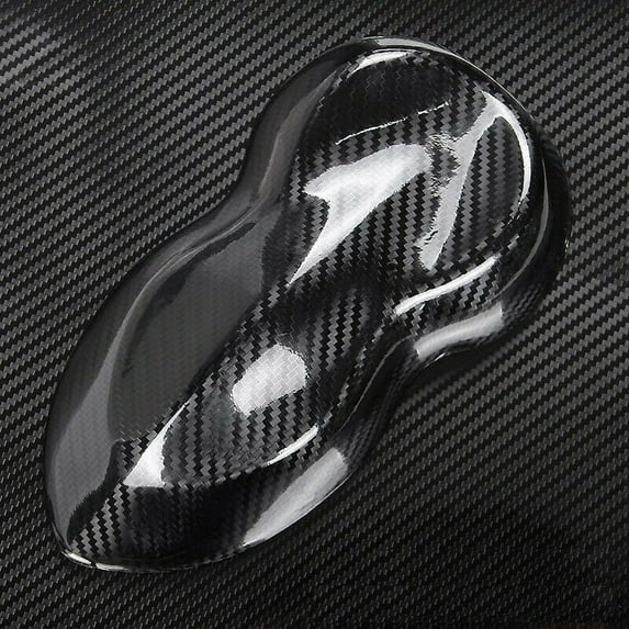 5D Black Gloss Carbon Fiber Car Vinyl Wrap Sticker Decal Film Bubble Free for Cars Laptops