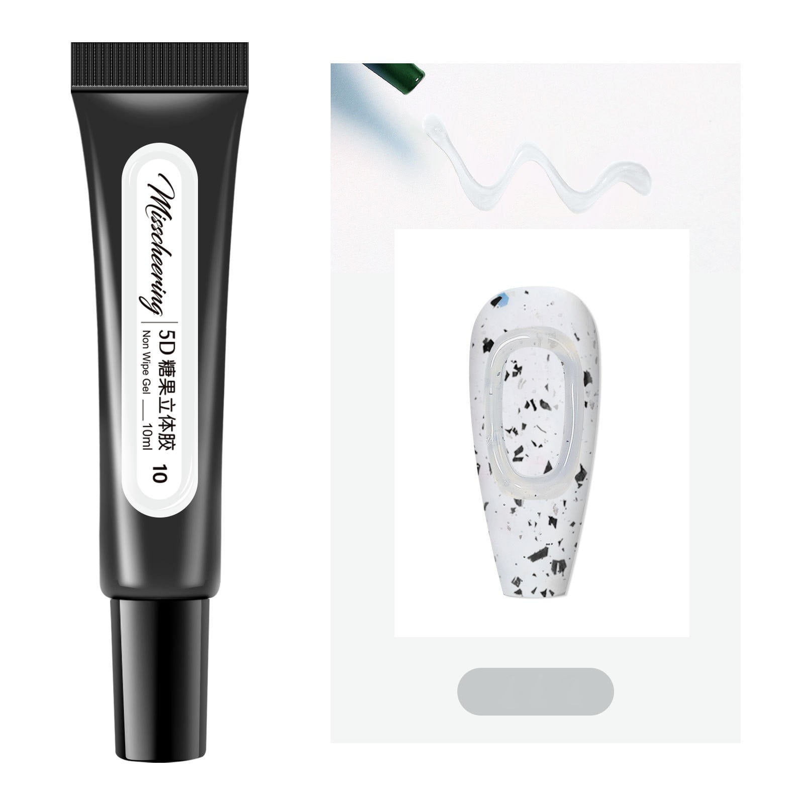 5D Candy Jelly Puddings Solid Gel 10ml Soft Tubes Korean Style Nail Art