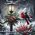 thumbnail image 1 of 5D Christmas Diamond Art Kits for Adults, Winter Cardinal Birds Diamond Painting for Adults Beginner, DIY Full Round Drill Paint with Diamond Dot Gem art kit for Home Wall Decor 12x12inch, 1 of 11